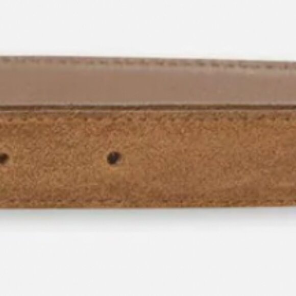 The Suede Square Buckle Belt ~ Date
